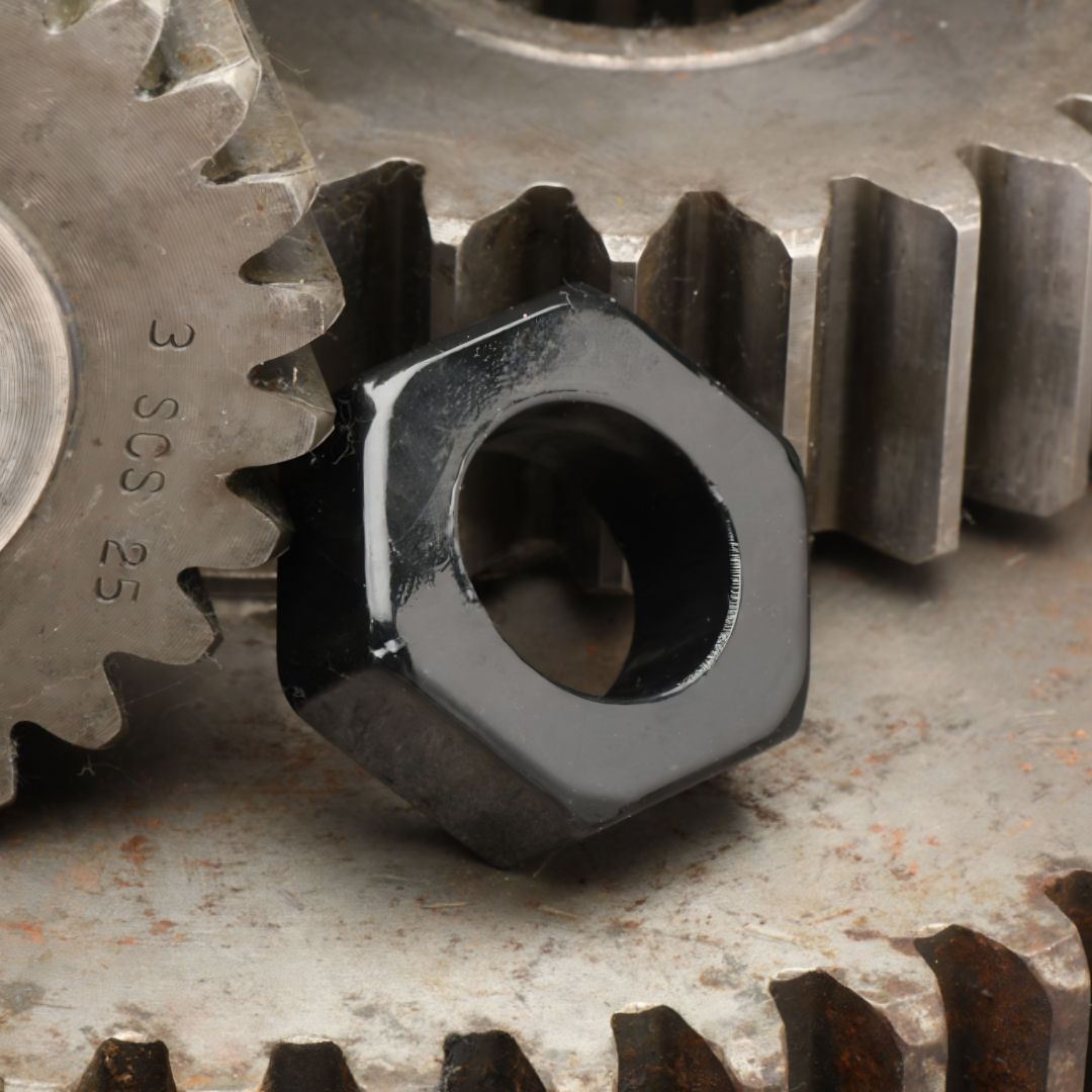 Black Hexnut Cock Ring