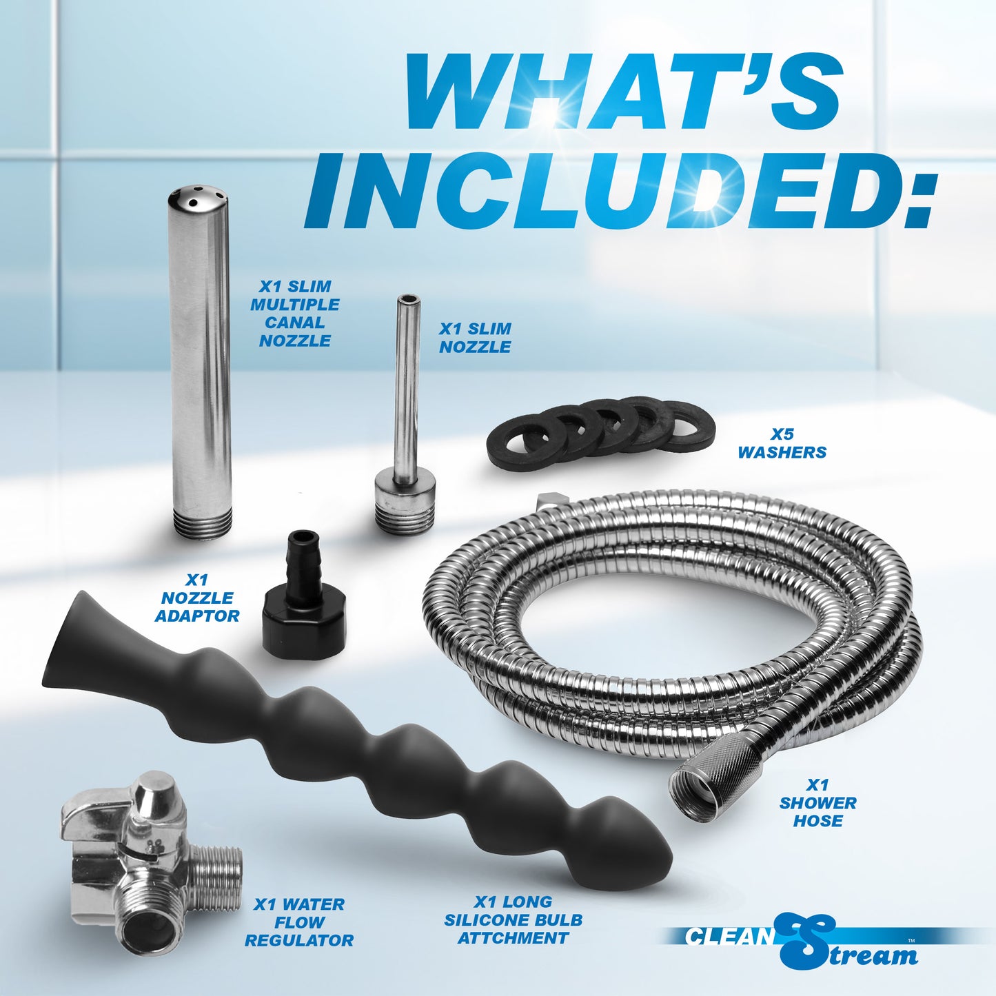 Easy Flow Cleansing Kit with Silicone Attachment