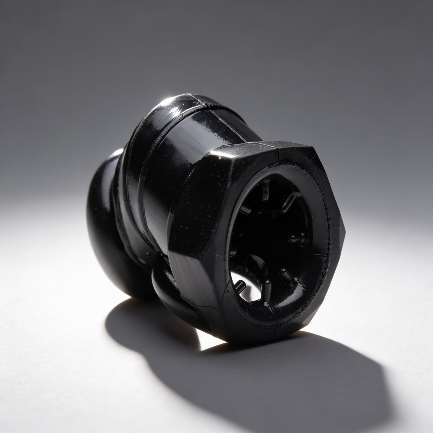 Detained - Black Restrictive Chastity Cage