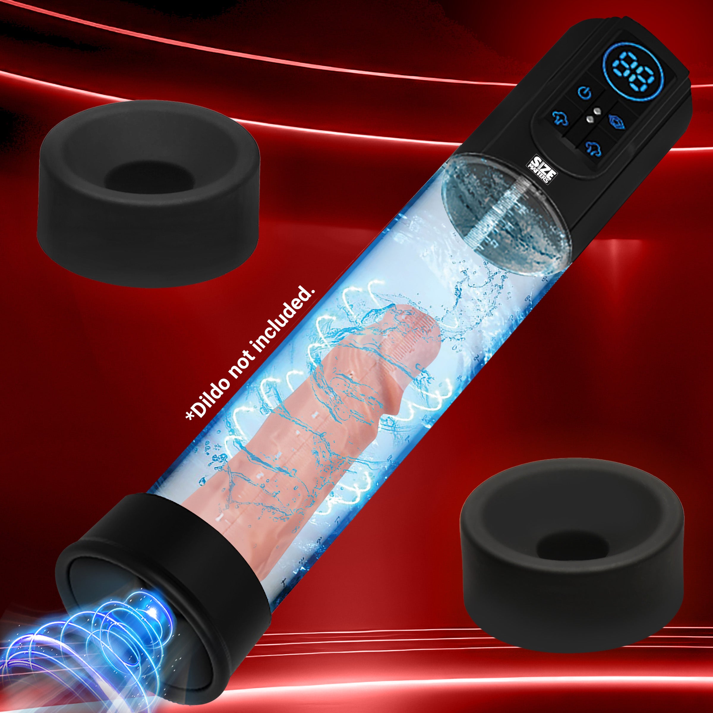 Sucking Penis Pump with Digital Display  Boyzshop