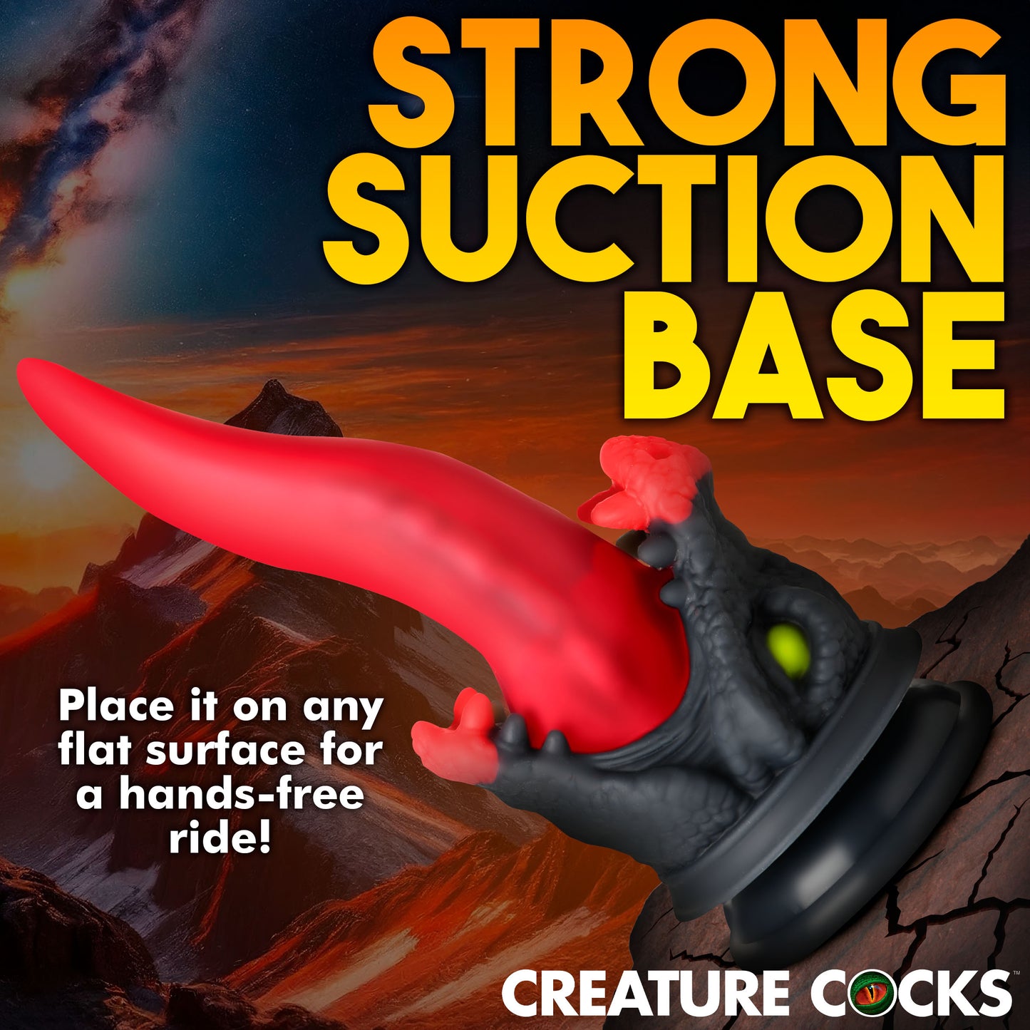 Dragon Roar Silicone Dildo + Free Lubricant