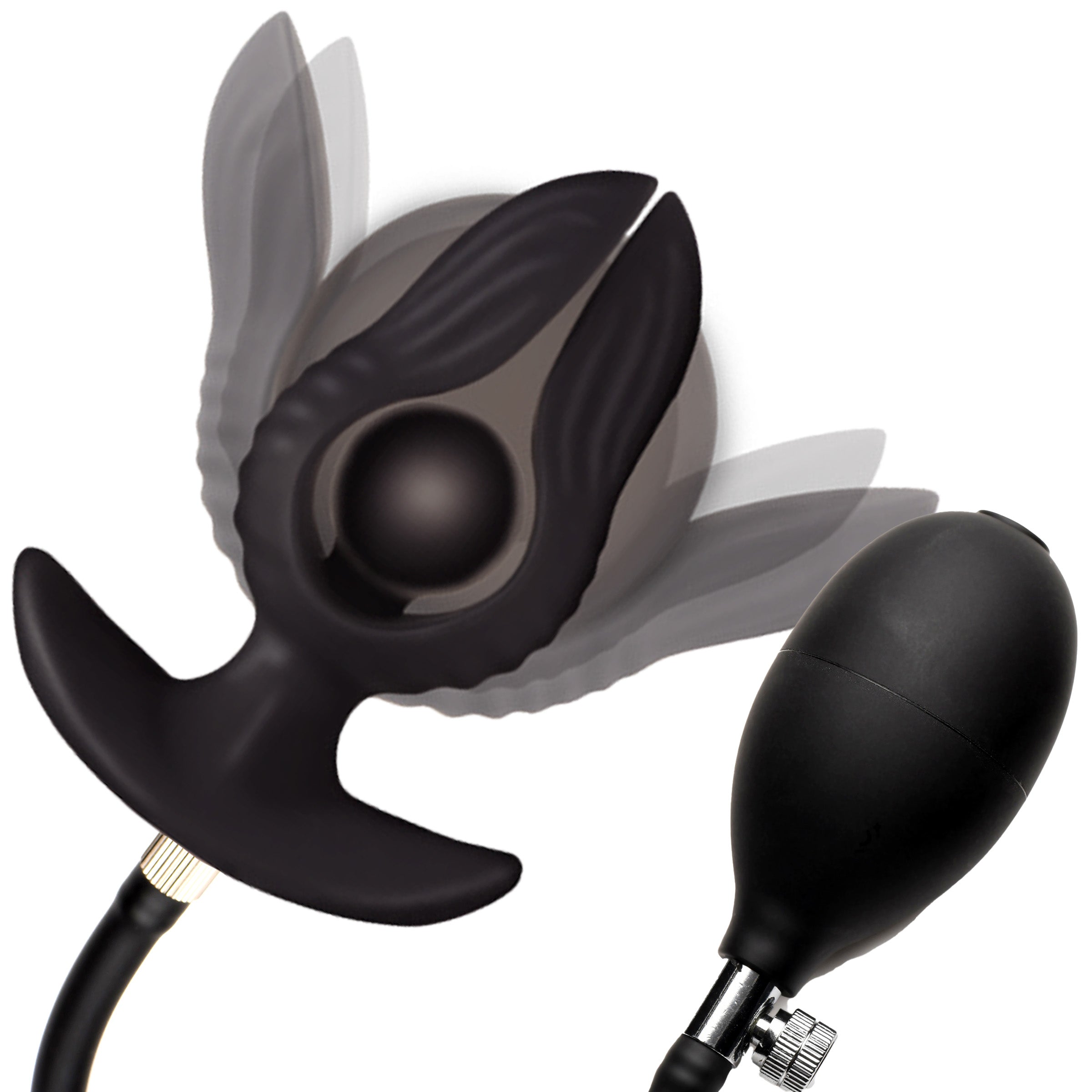 Dark Pearl Inflatable Vibrating Butt Plug Boyzshop Dark Pearl Inflatable Vibrating Butt Plug Boyzshop