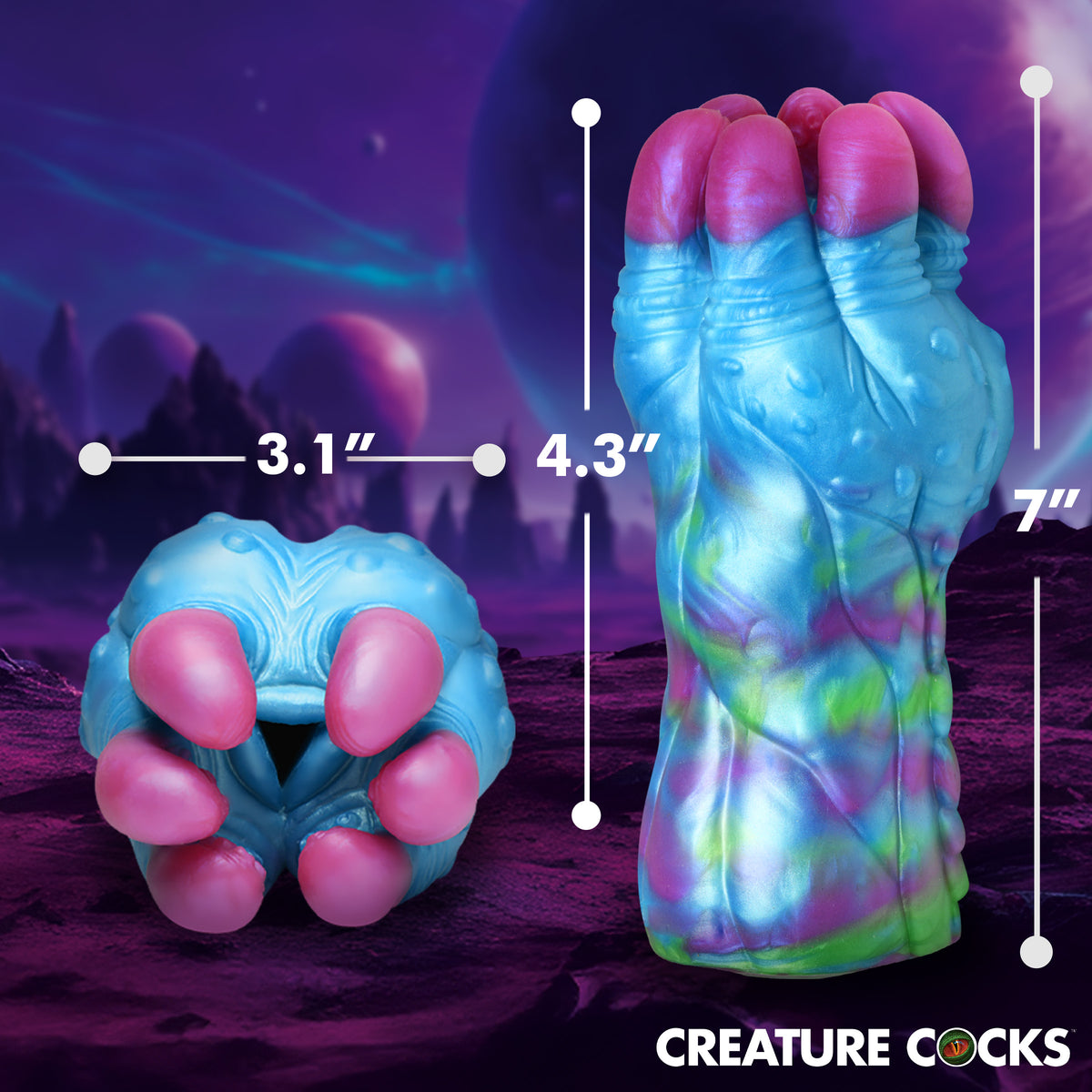 Creature Cocks Asstra Silicone Ass Stroker - Soft and Squishy: The material is designed to be soft, squishy, and pliable for your pleasure