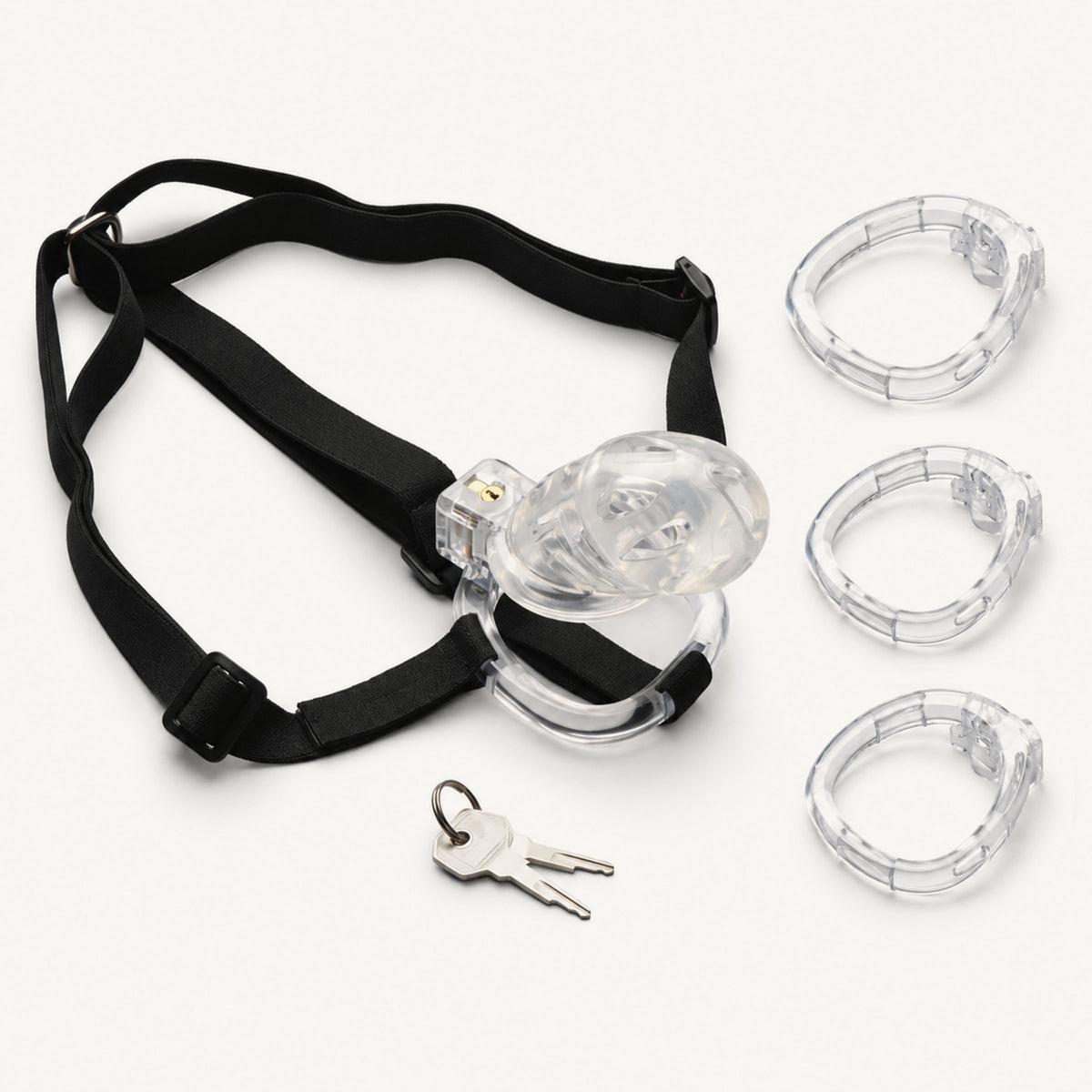 Confinement Clear Soft Chastity Cage