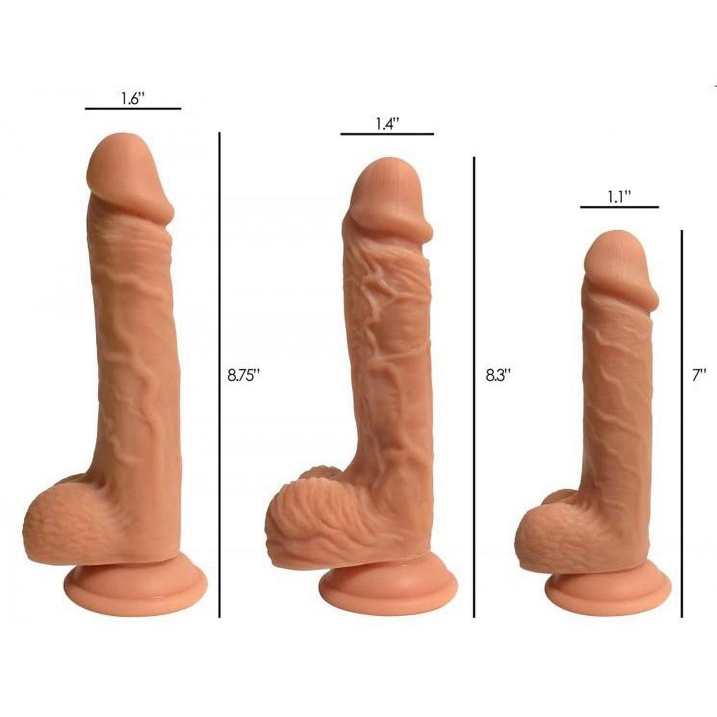 Easy Riders Dual Density Silicone Dildo