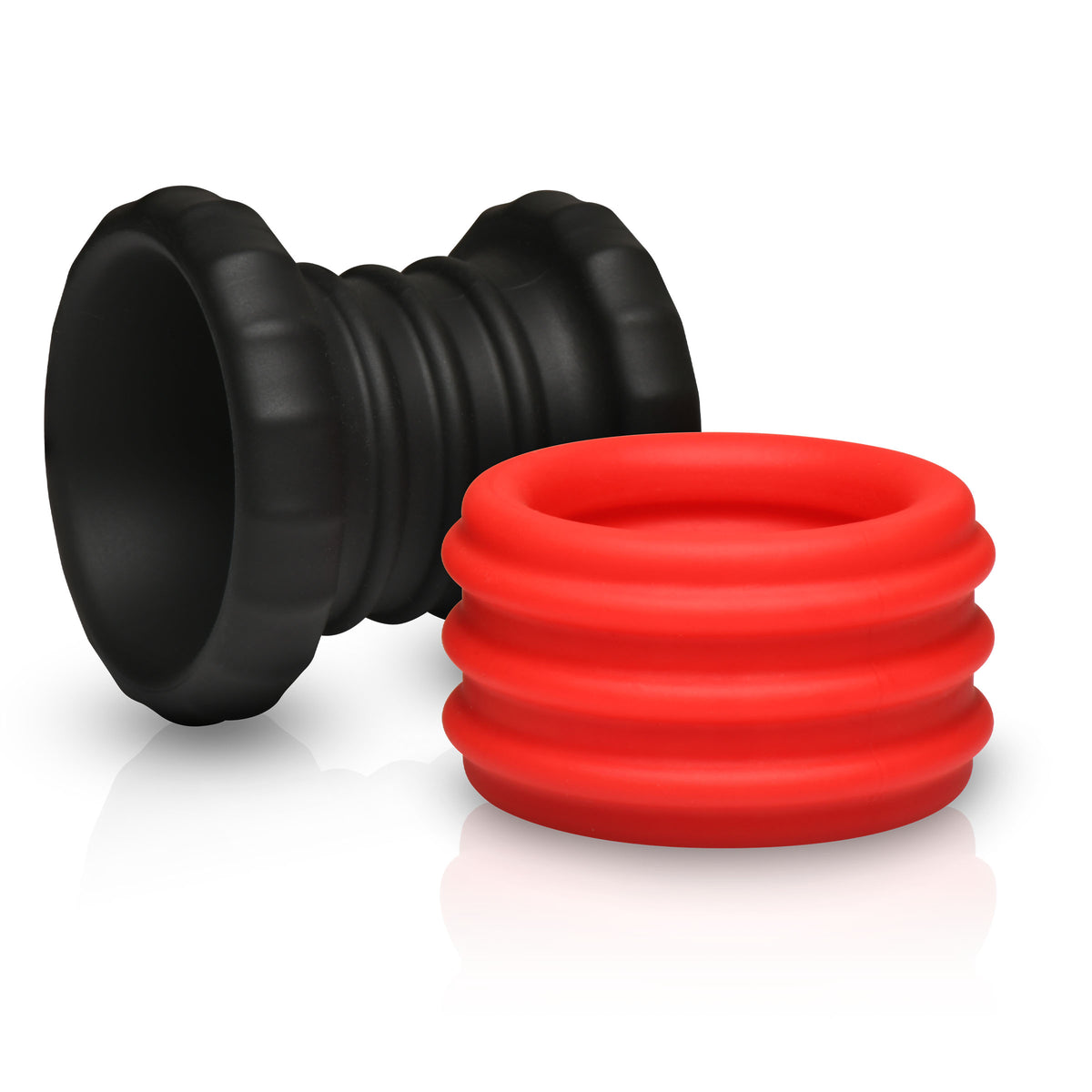 Curve Toys Enhancers 2-in-1 Silicone Cock Ring, a silicone cock ring by Curve Toys