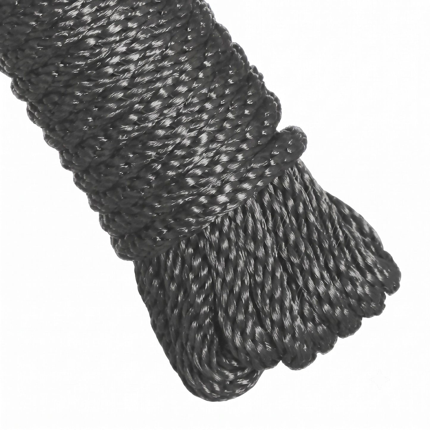 Premium Black Nylon Bondage Rope