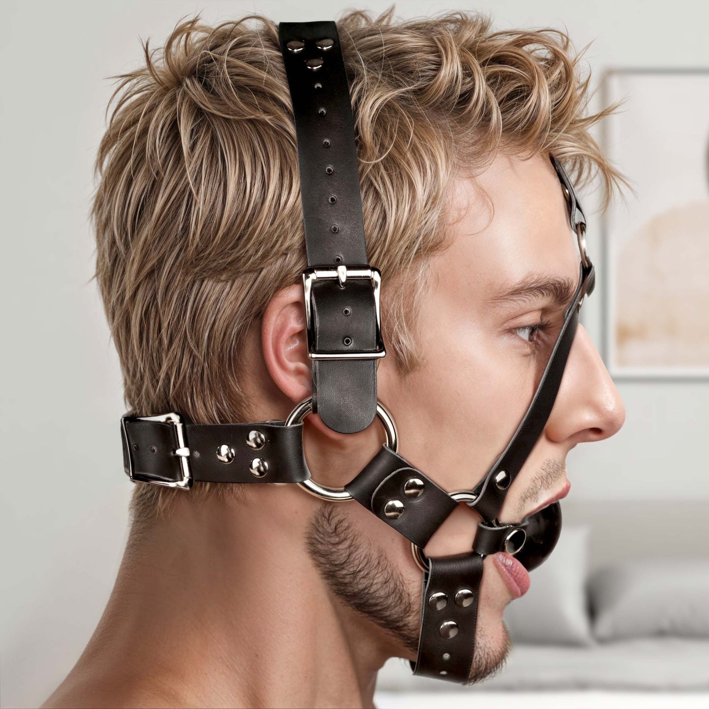 Strict Leather Ball Gag Harness