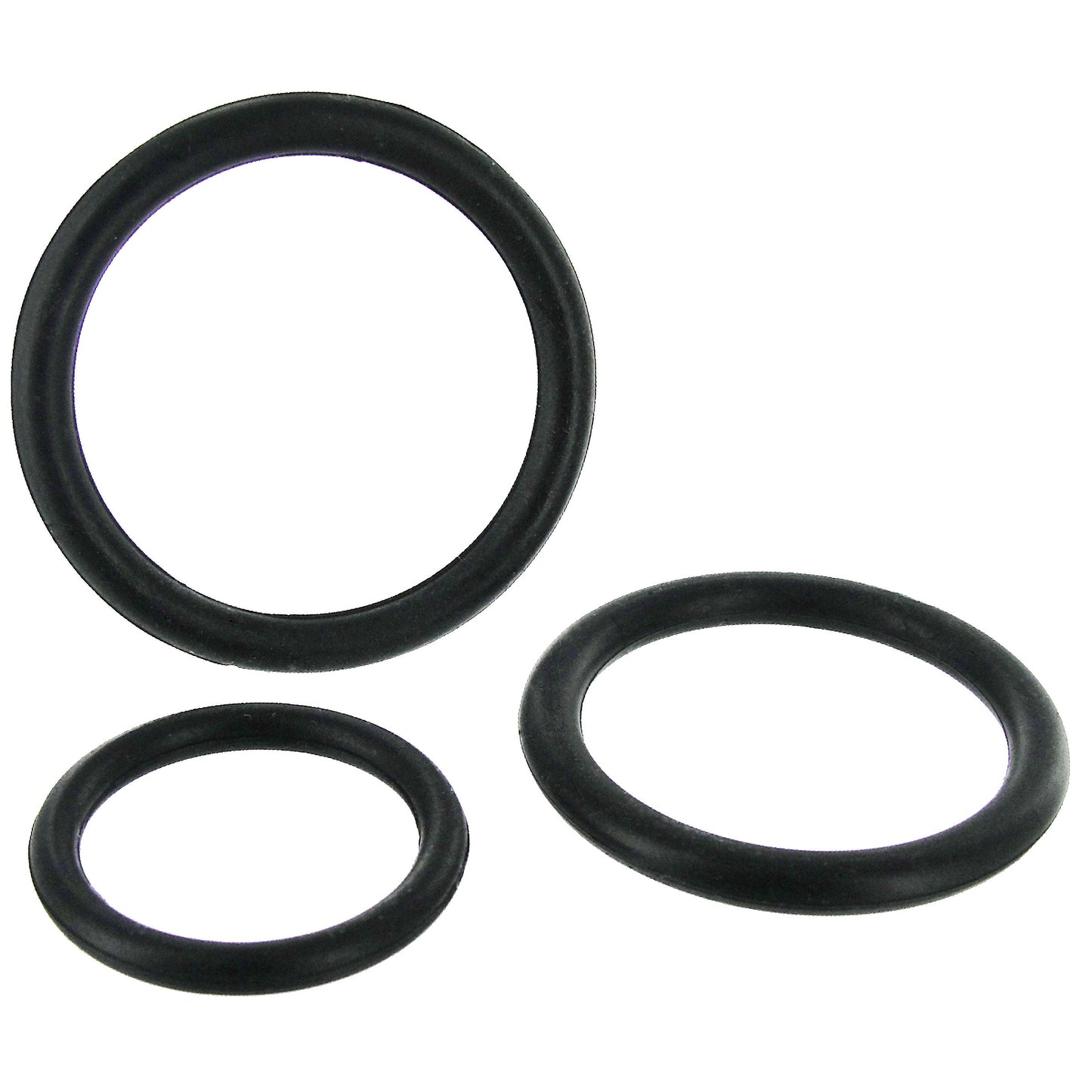 Black Triple Cock Ring Set