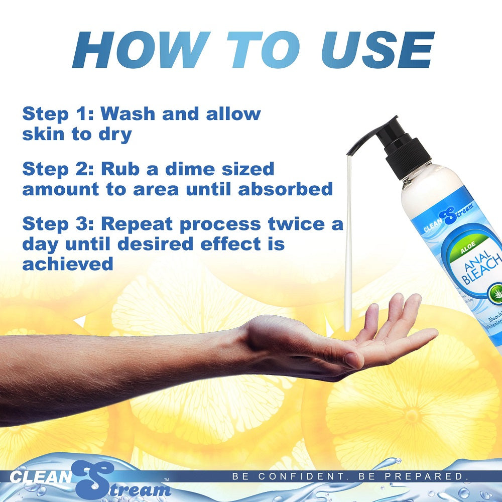 Anal Bleach with Vitamin C and Aloe