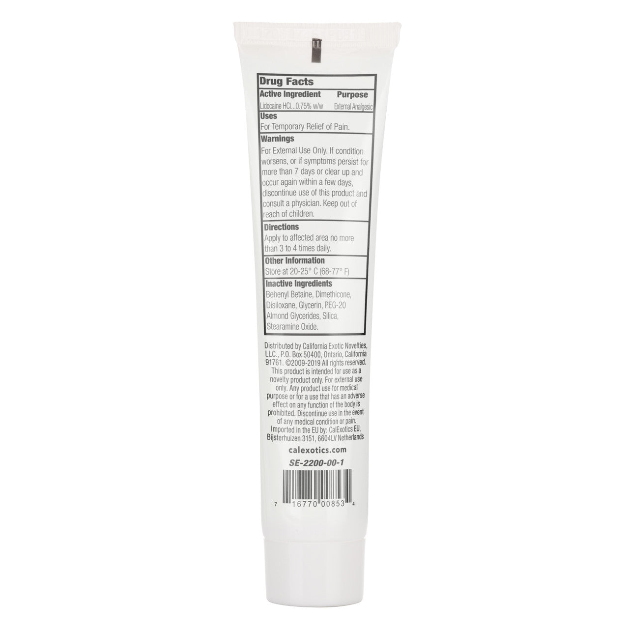 Anal Eze Desensitizing Cream