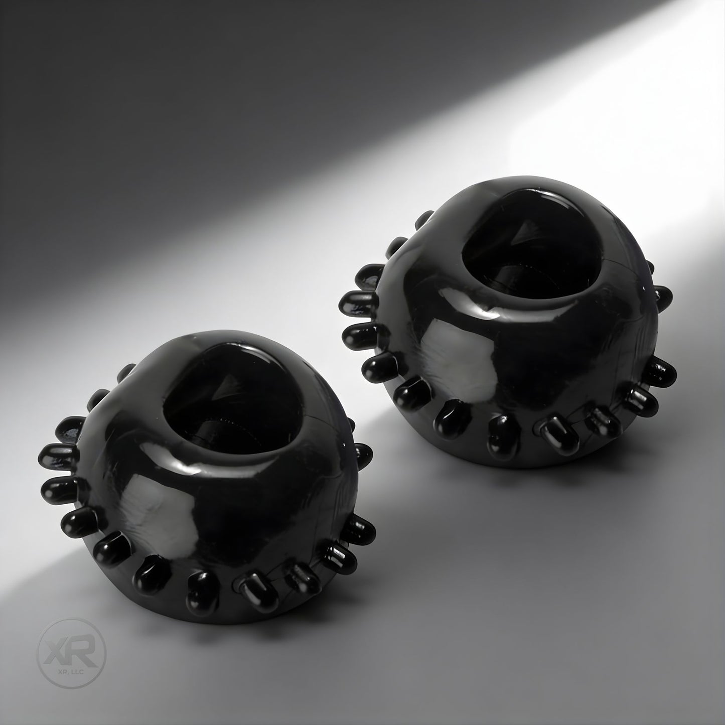 gummy cock rings two pack for gay men featuring flexible design with textured nubs for added stimulation
