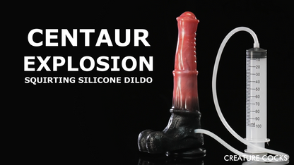 Centaur Explosion Squirting Silicone Dildo