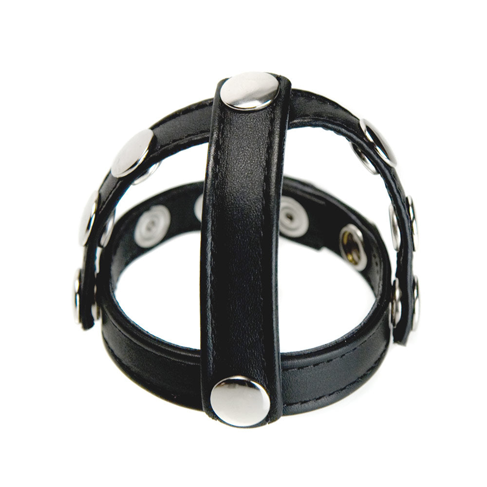 Strict Leather Snap-On Cock and Ball Harness
