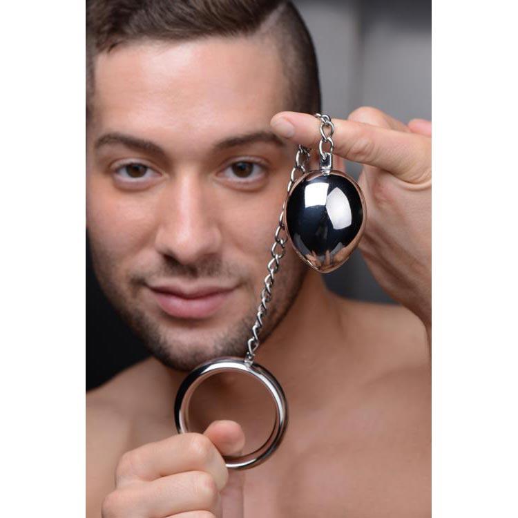 Stainless Steel Cock Ring and Anal Plug  Boyzshop