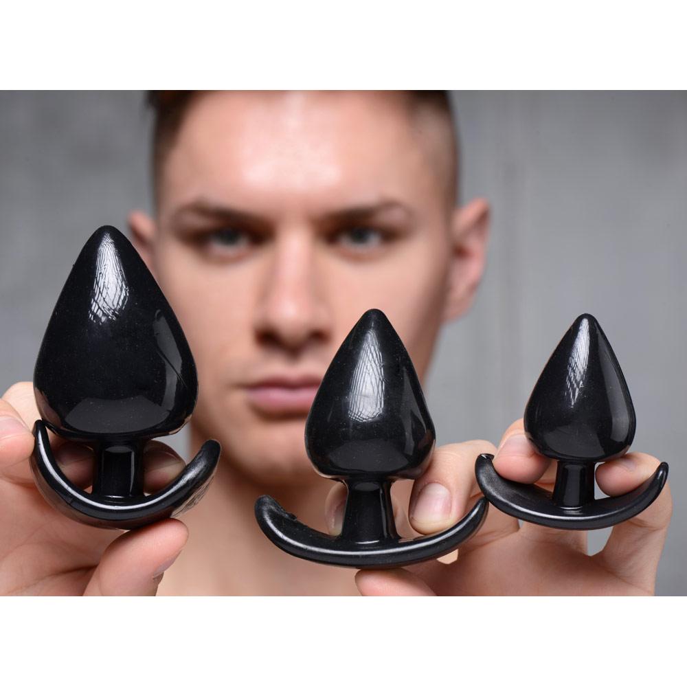 Triple Spades 3 Piece Anal Plug Set – Boyzshop
