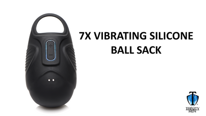7x Vibrating Silicone Testicle Massager