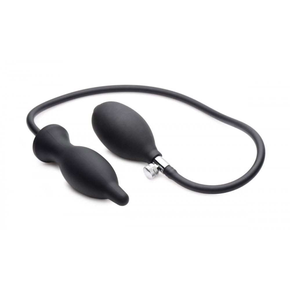 Dark Inflator Silicone Inflatable Anal Plug