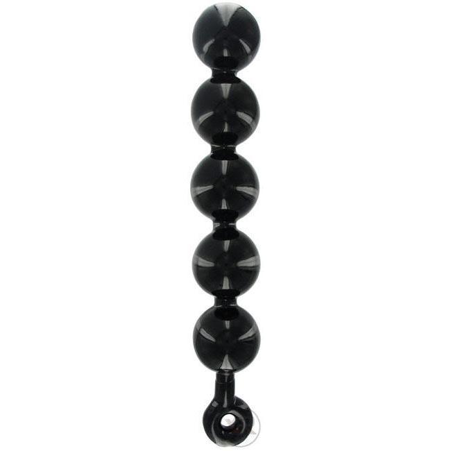 The Black Baller Anal Beads