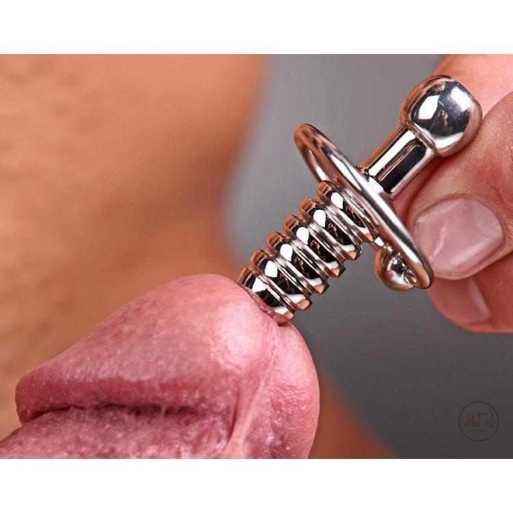 XL Ribbed Urethral Penis Plug with Hollow Core Boyzshop XL Ribbed Urethral Penis Plug with Hollow Core Boyzshop