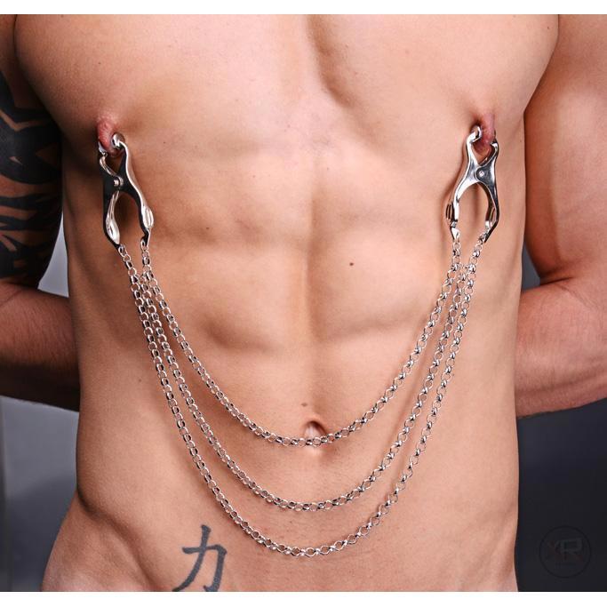 Affix Triple Chain Nipple Clamps  Boyzshop