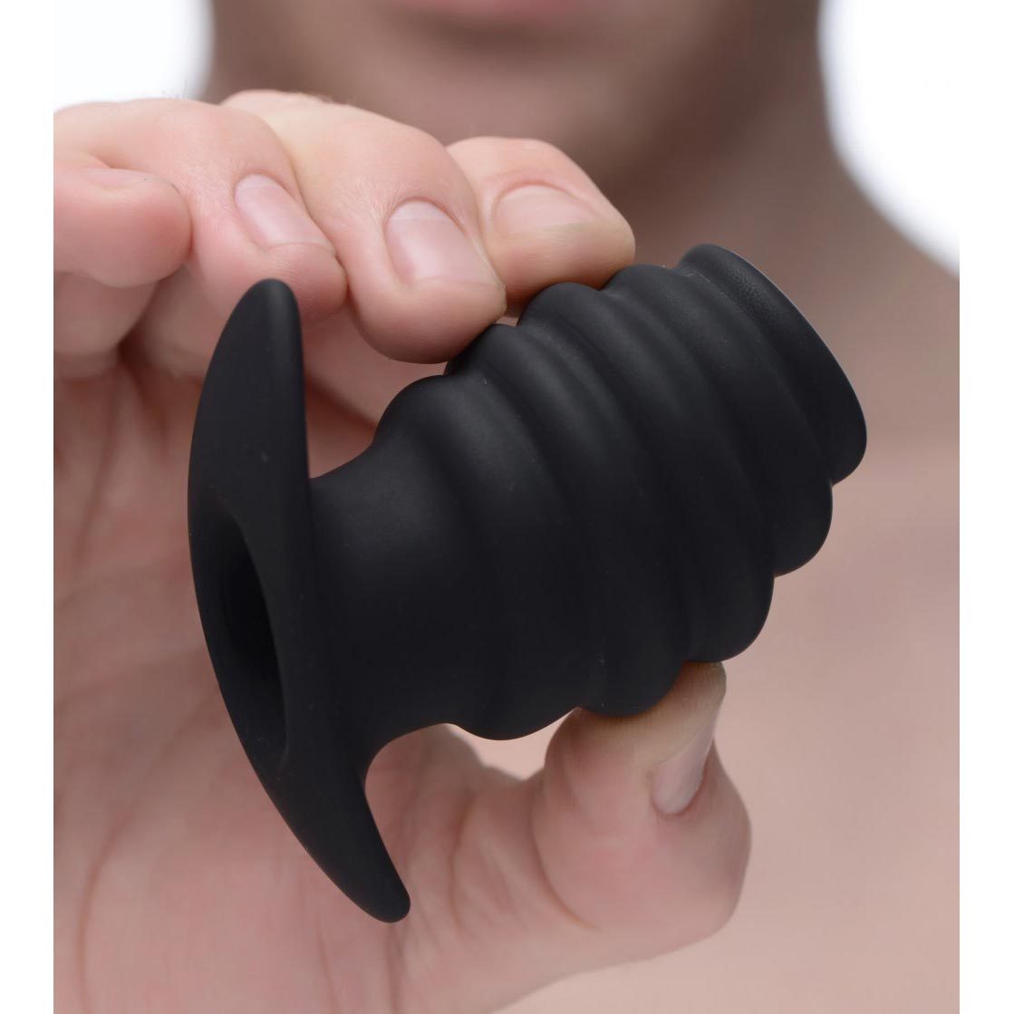 Hive Ass Tunnel Silicone Ribbed Hollow Anal Plug Boyzshop Hive Ass Tunnel Silicone Ribbed Hollow Anal Plug Boyzshop