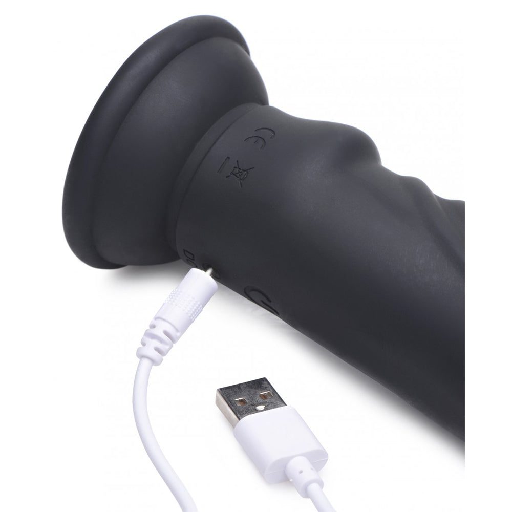 E-Stim Pro 5x Vibrating Dildo with Remote Control