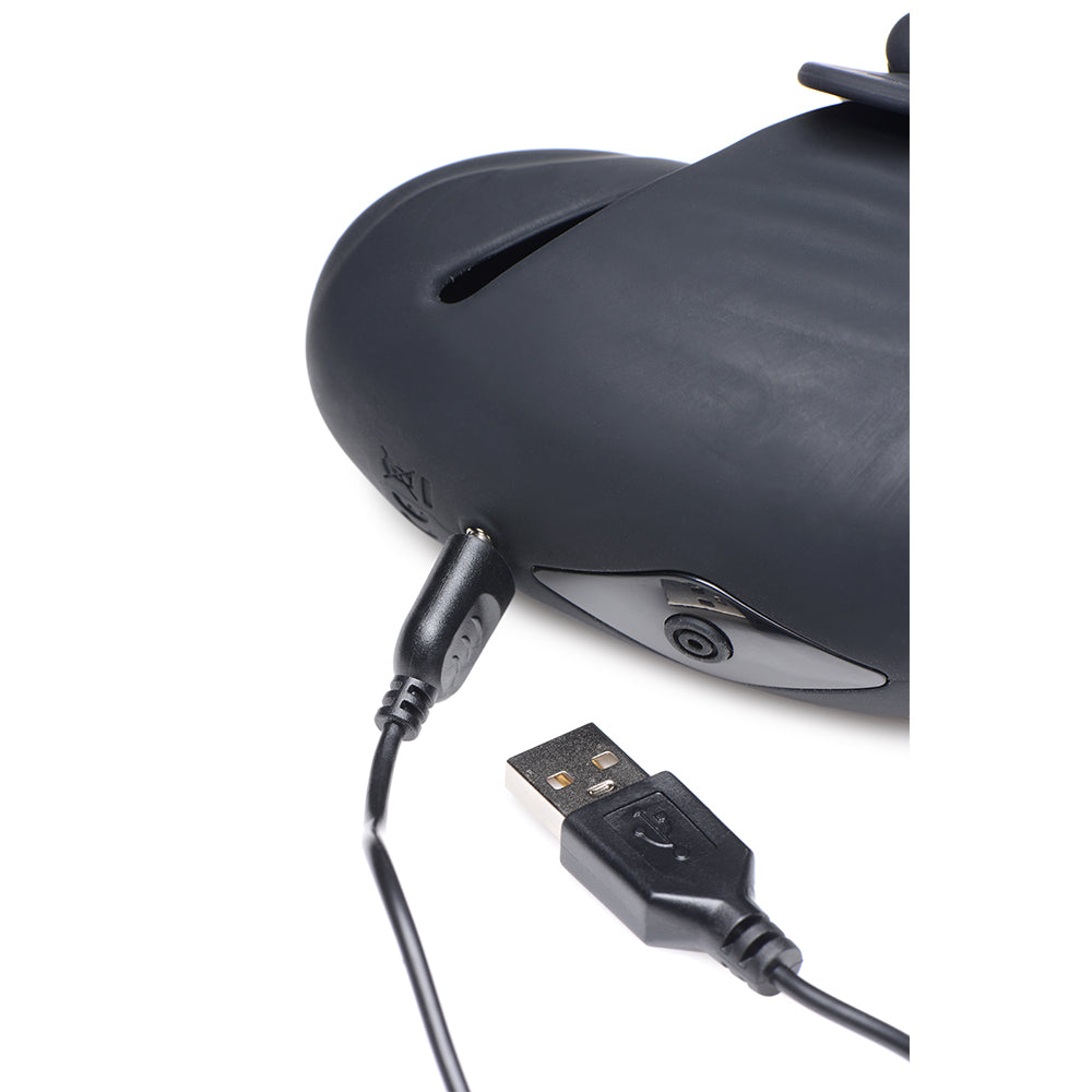 8X Vibrating Silicone Penis Head Stimulator