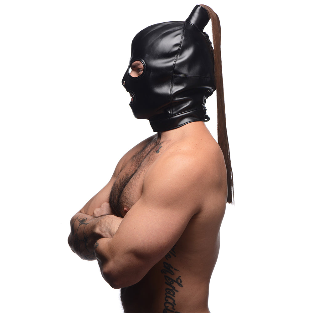 Ponytail Bondage Hood