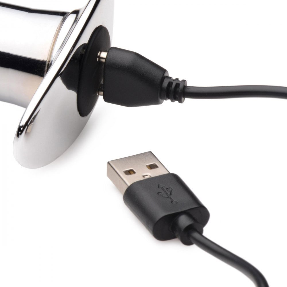 Chrome Blast 7X Rechargeable Butt Plug with Remote Control