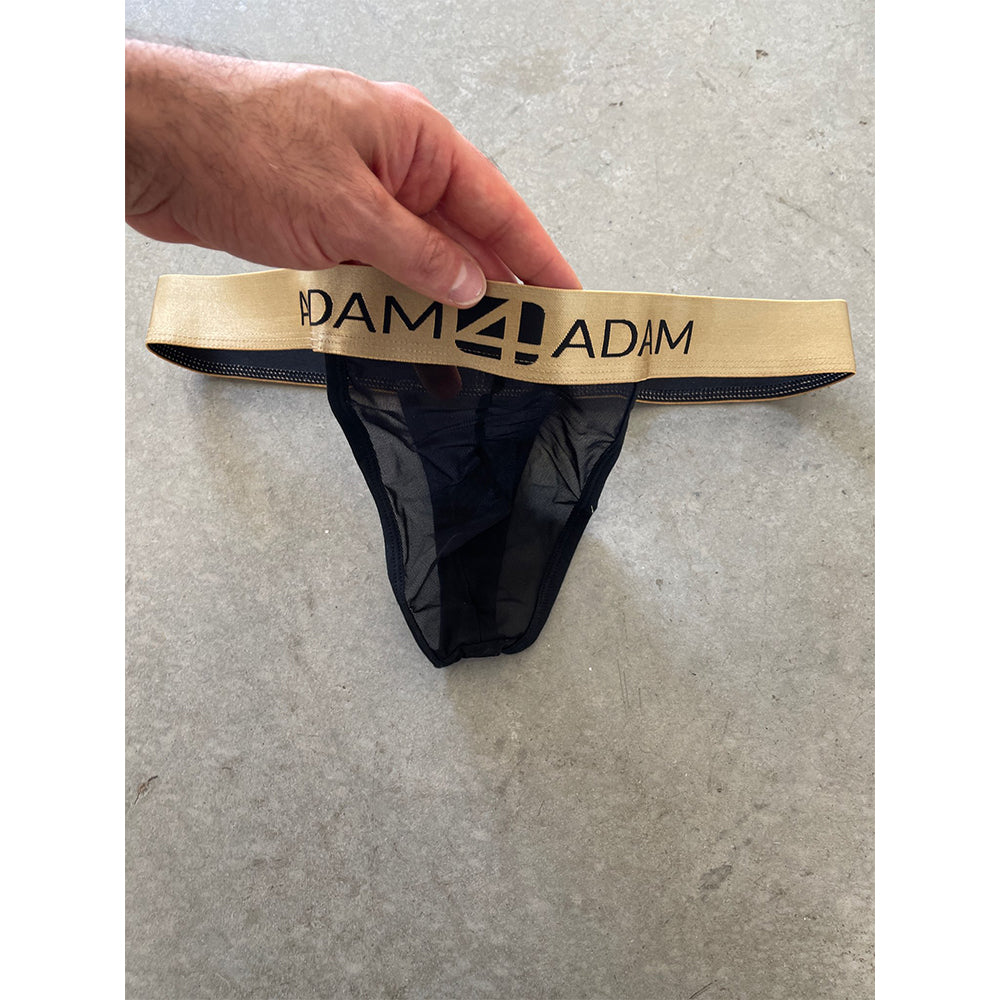 Black Sheer Adam4Adam Thong