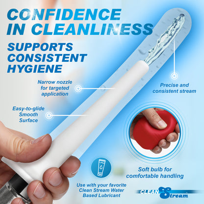 Red CleanStream Enema Bulb