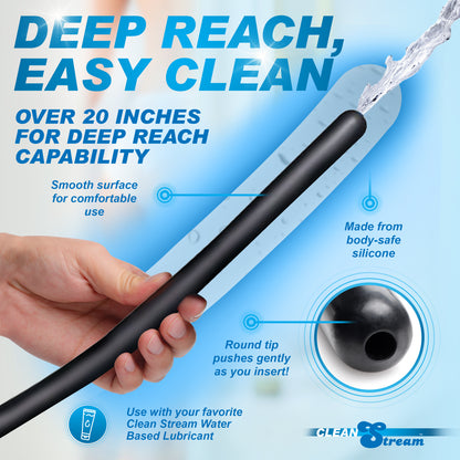 20 Inch Silicone Nozzle Enema Attachment