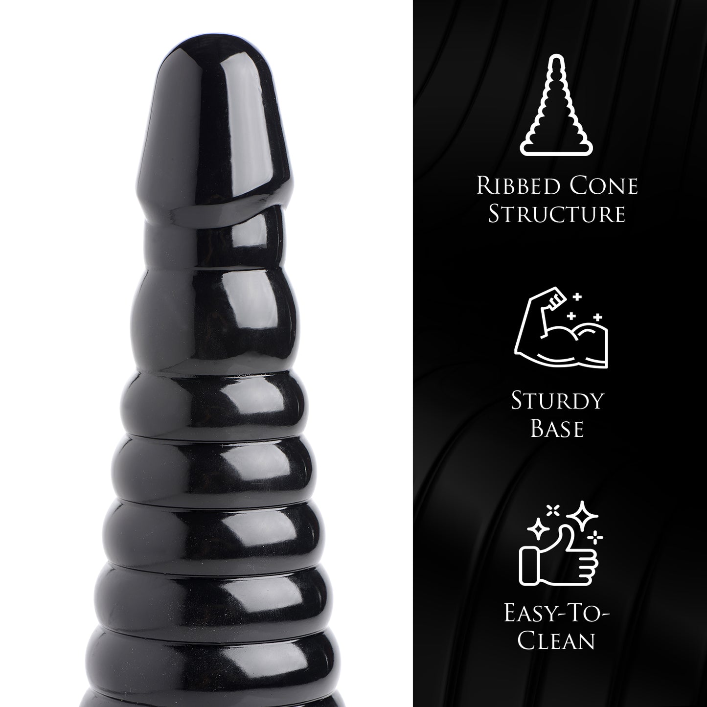 Giant Ribbed Anal Cone