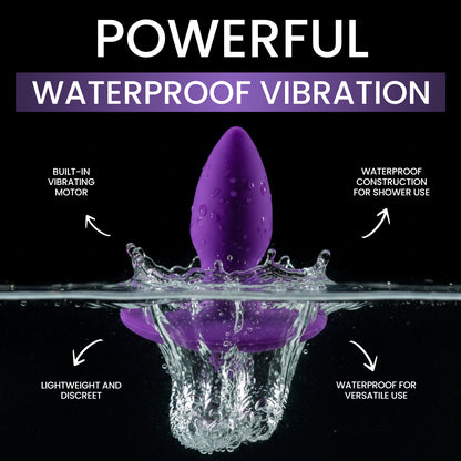 Aria Vibrating Silicone Butt Plug