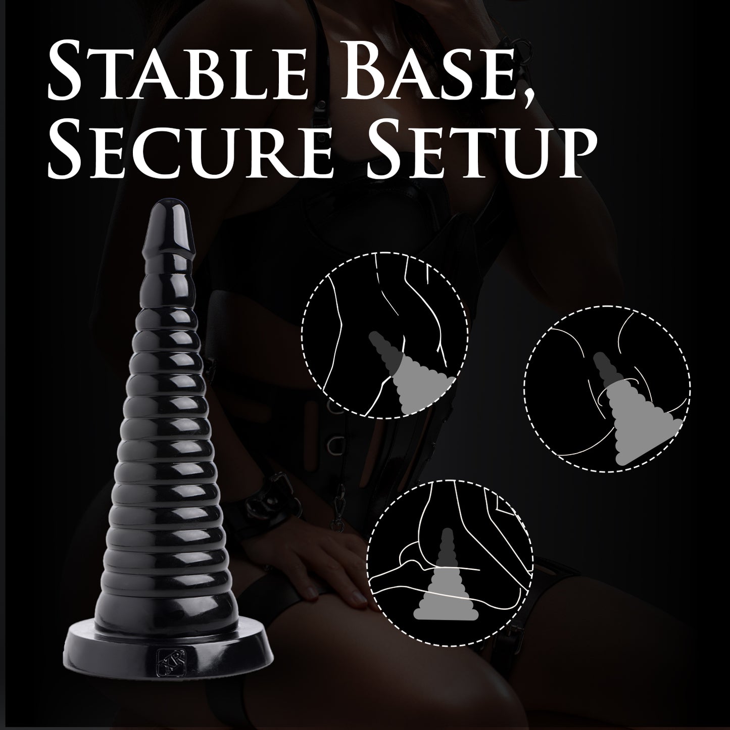 Giant Ribbed Anal Cone