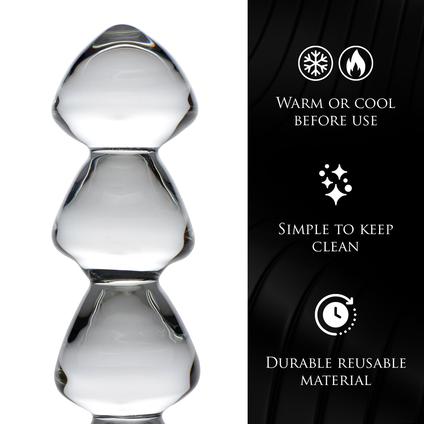 Drops Anal Link Glass Dildo