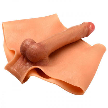 Boner Briefs flat view with poseable cock and balls
