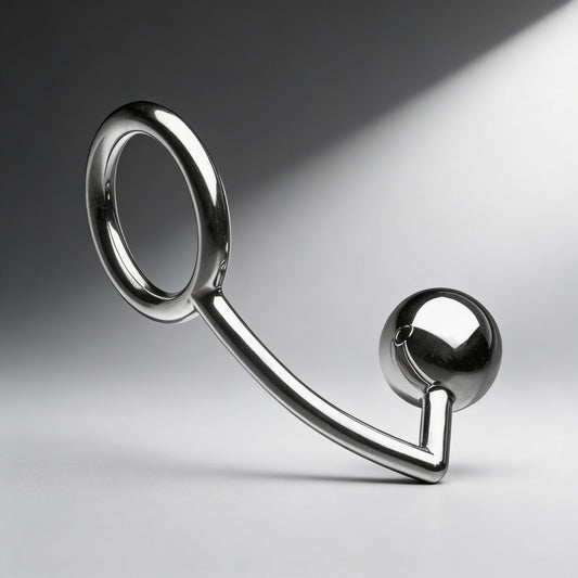 Stainless Steel Anal Intruder Cock Ring