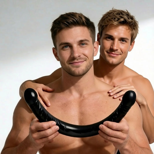 Double Ended Black Dildo