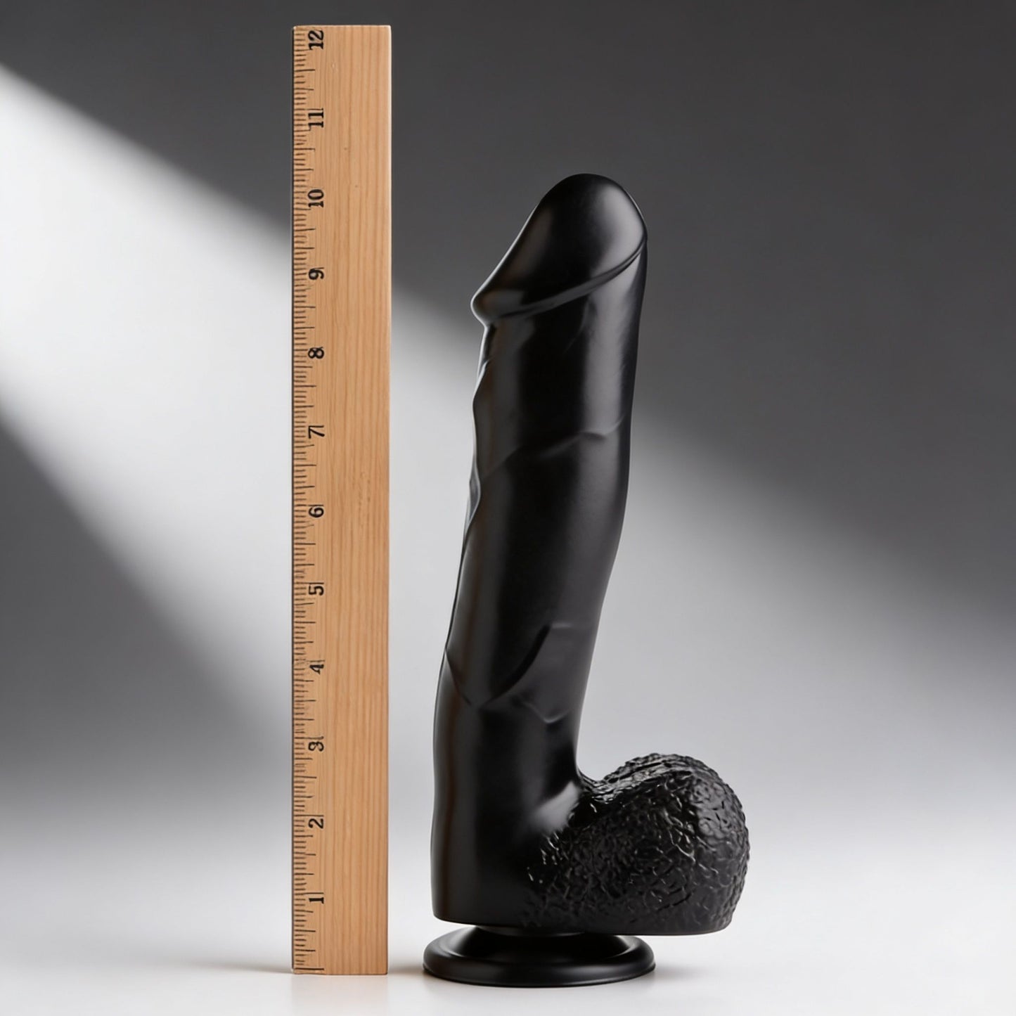 Mighty Midnight 10 Inch Dildo w/ Suction Cup