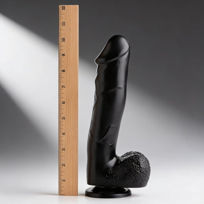 Mighty Midnight 10 Inch Dildo w/ Suction Cup