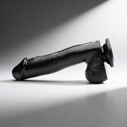 Mighty Midnight 10 Inch Dildo w/ Suction Cup