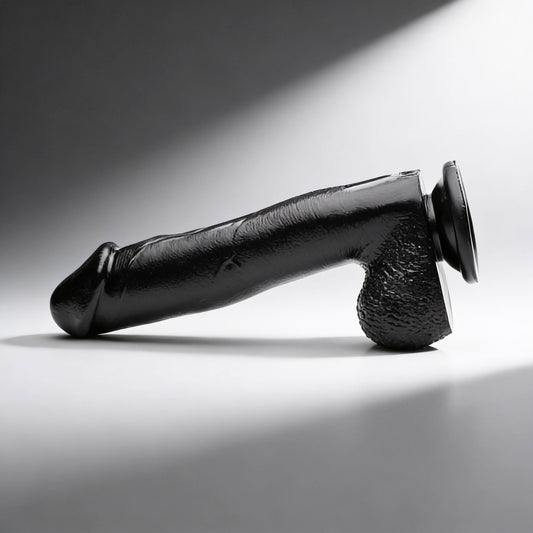 Mighty Midnight 10 Inch Dildo w/ Suction Cup