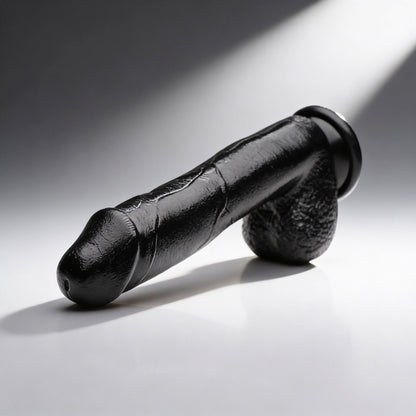 Mighty Midnight 10 Inch Dildo w/ Suction Cup