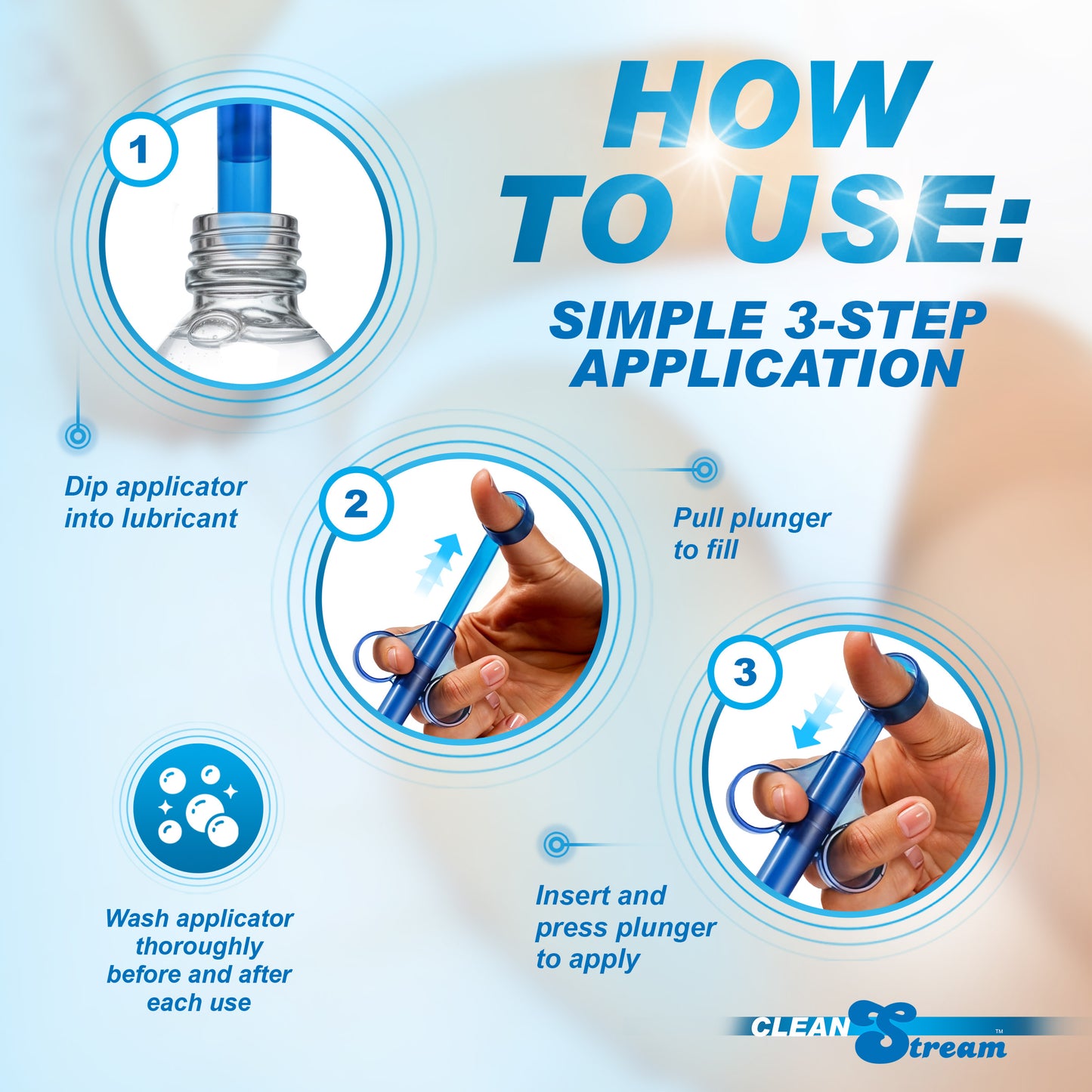 XL Lubricant Launcher - CleanStream Blue