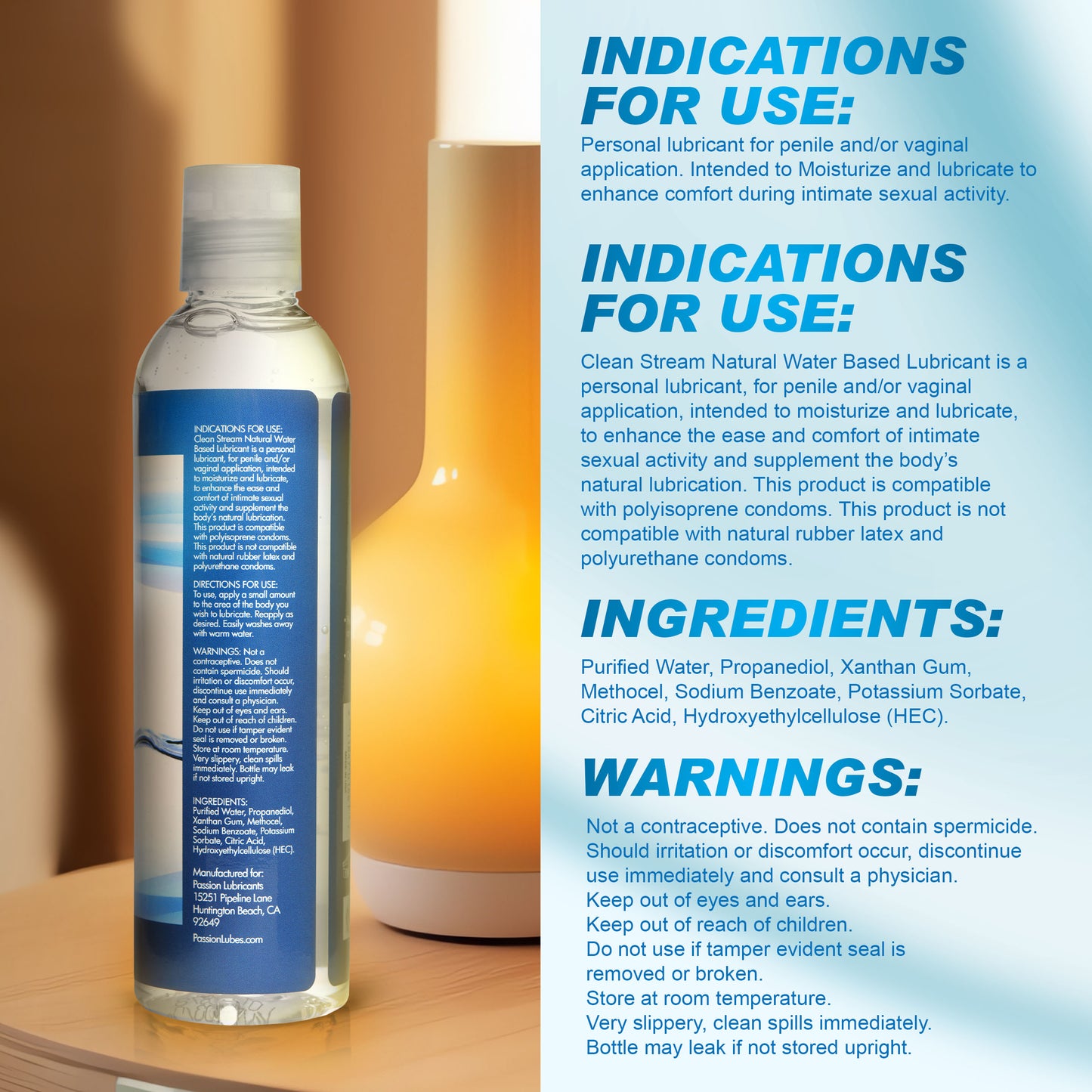 CleanStream Natural Anal Lubricant