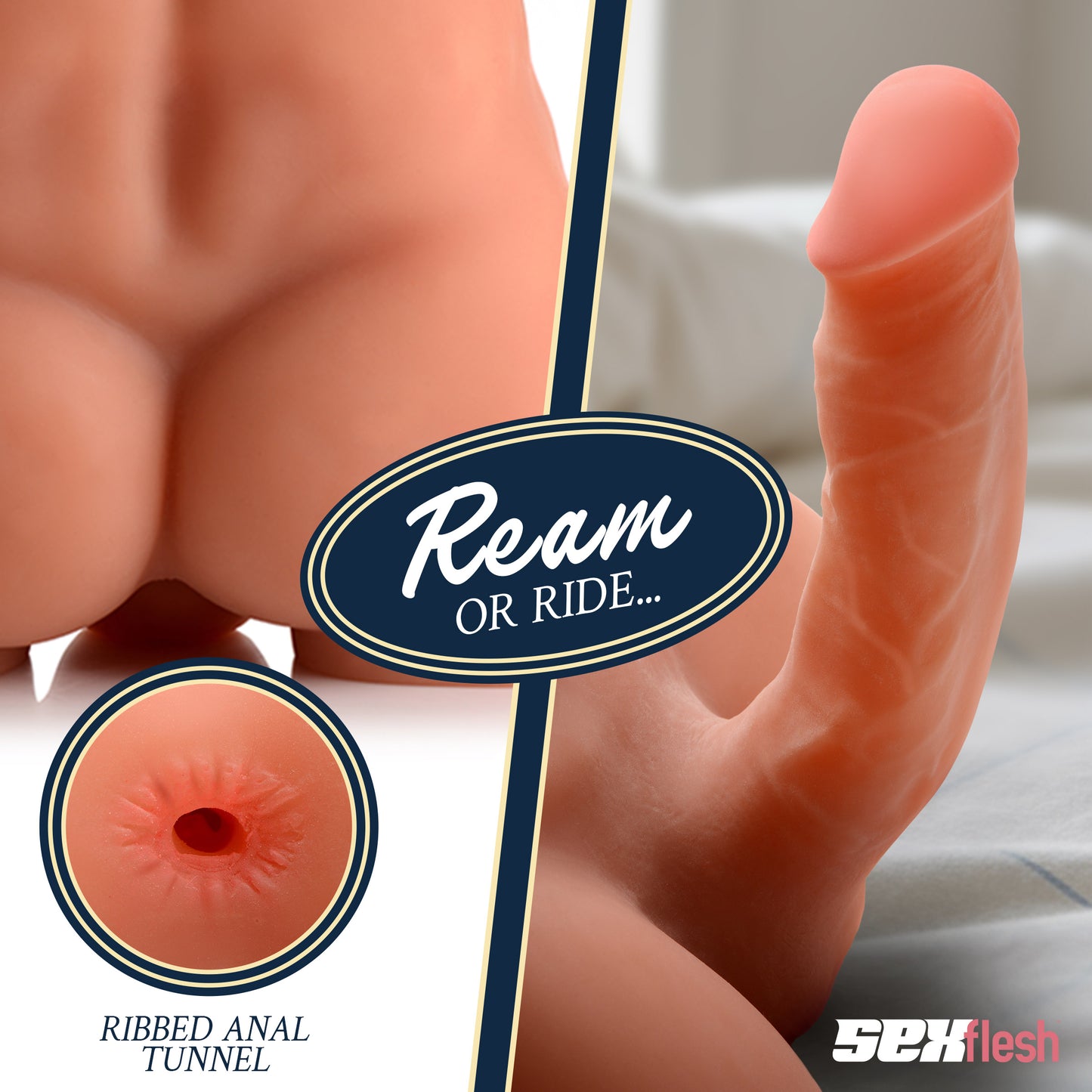 Tom's Realistic Cock and Ass