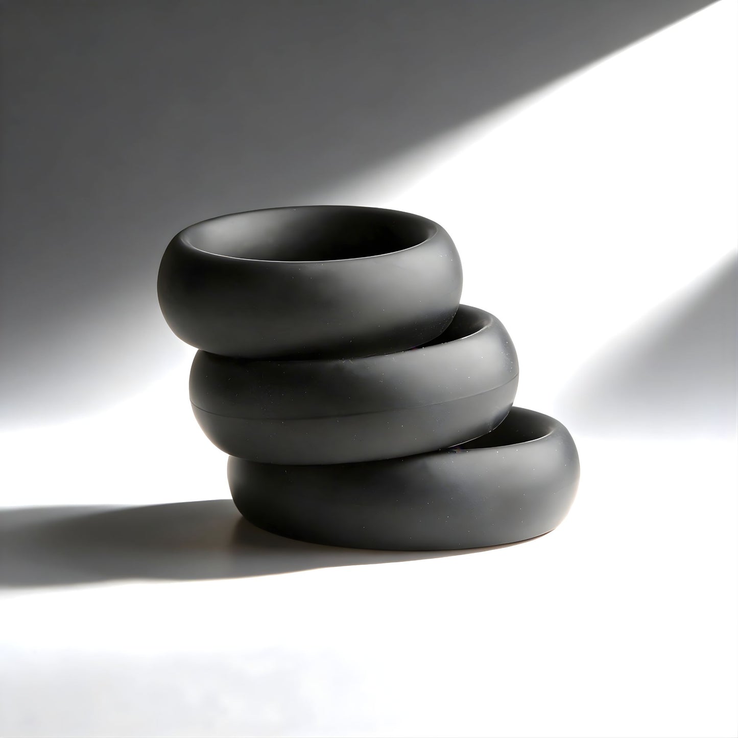 Fat Silicone Cock Ring 3-Pack