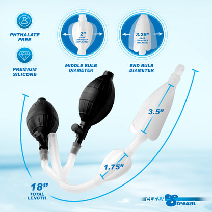 The CleanStream Silicone Inflatable Double Bulb System